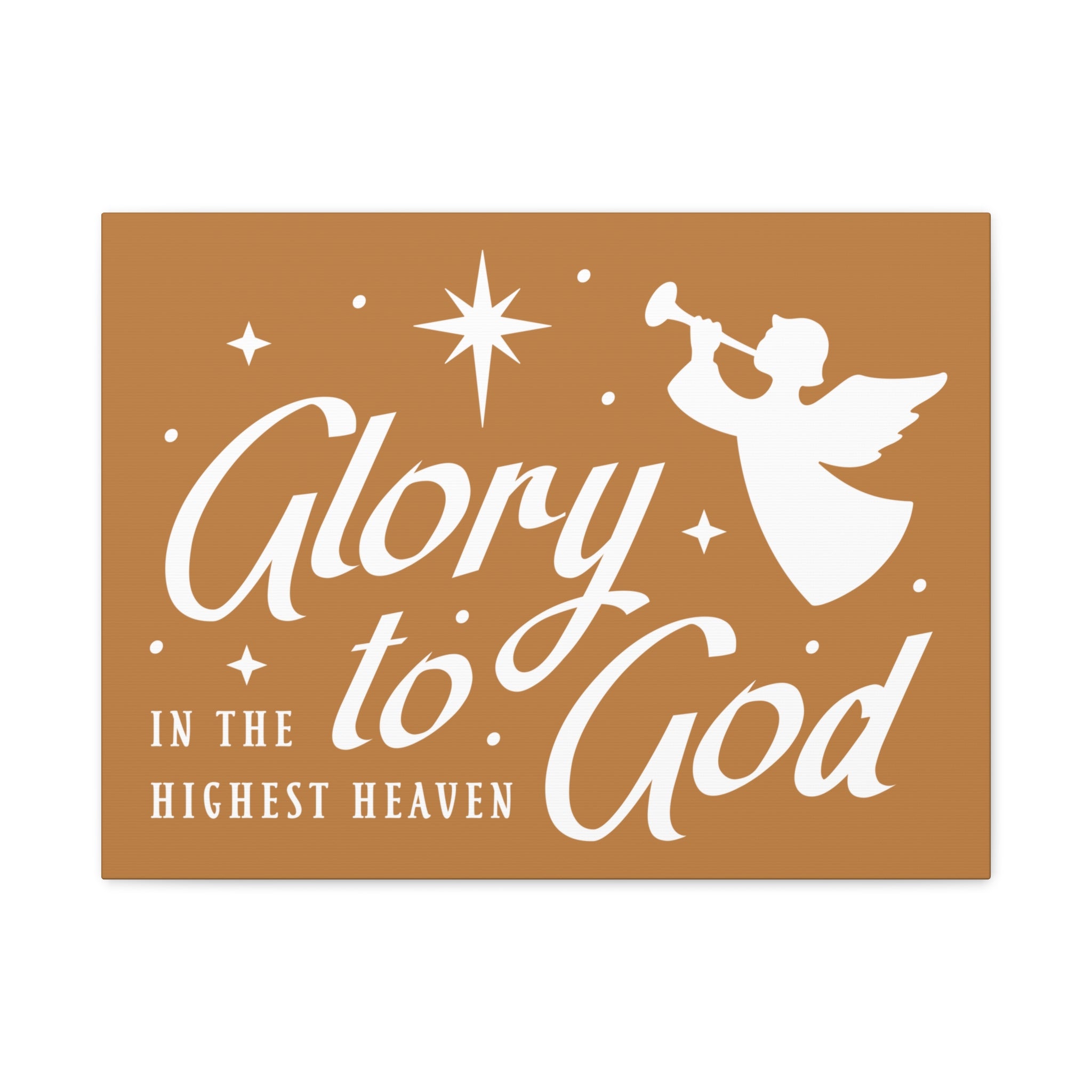 Beige Canvas Wall Art - Glory to God