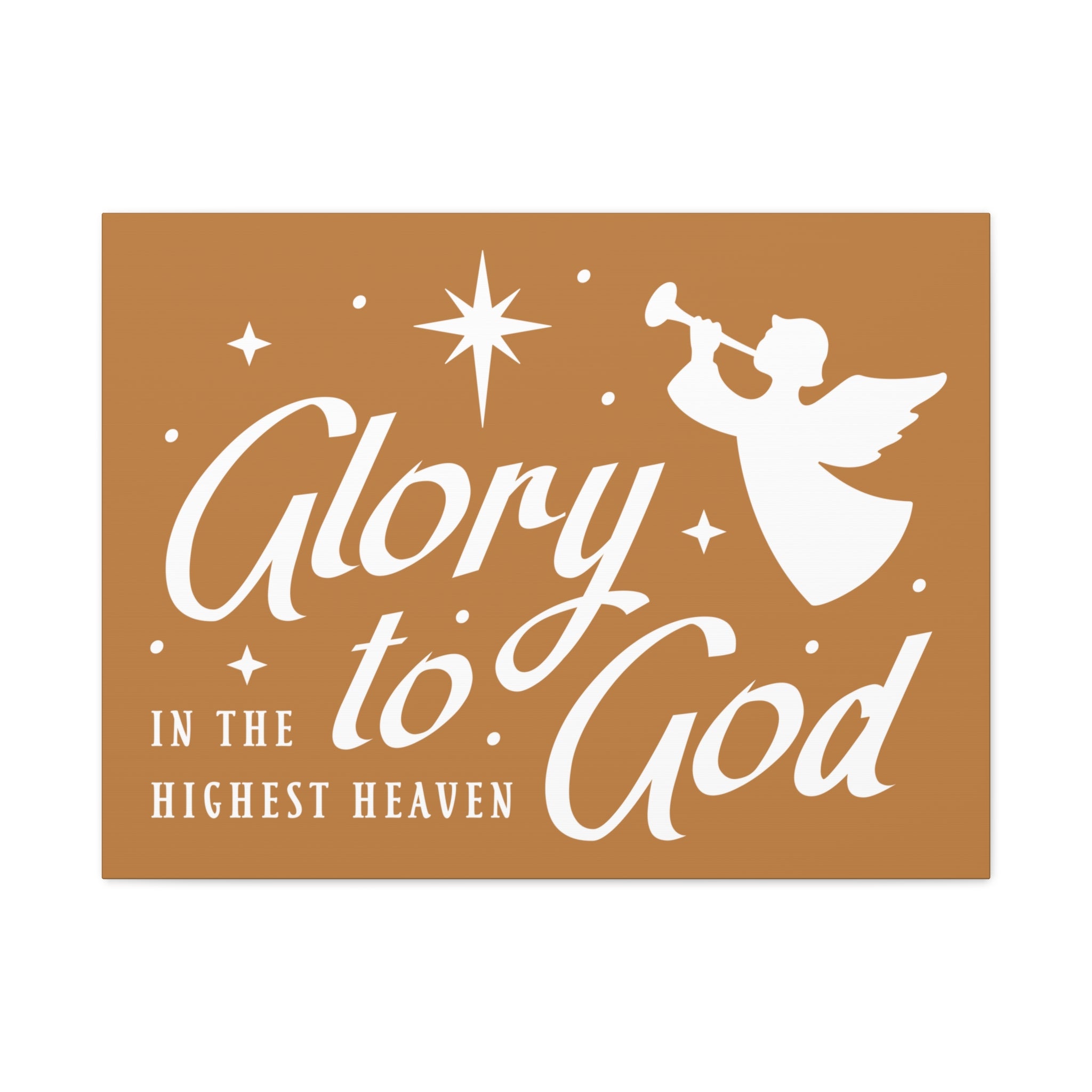 Beige Canvas Wall Art - Glory to God