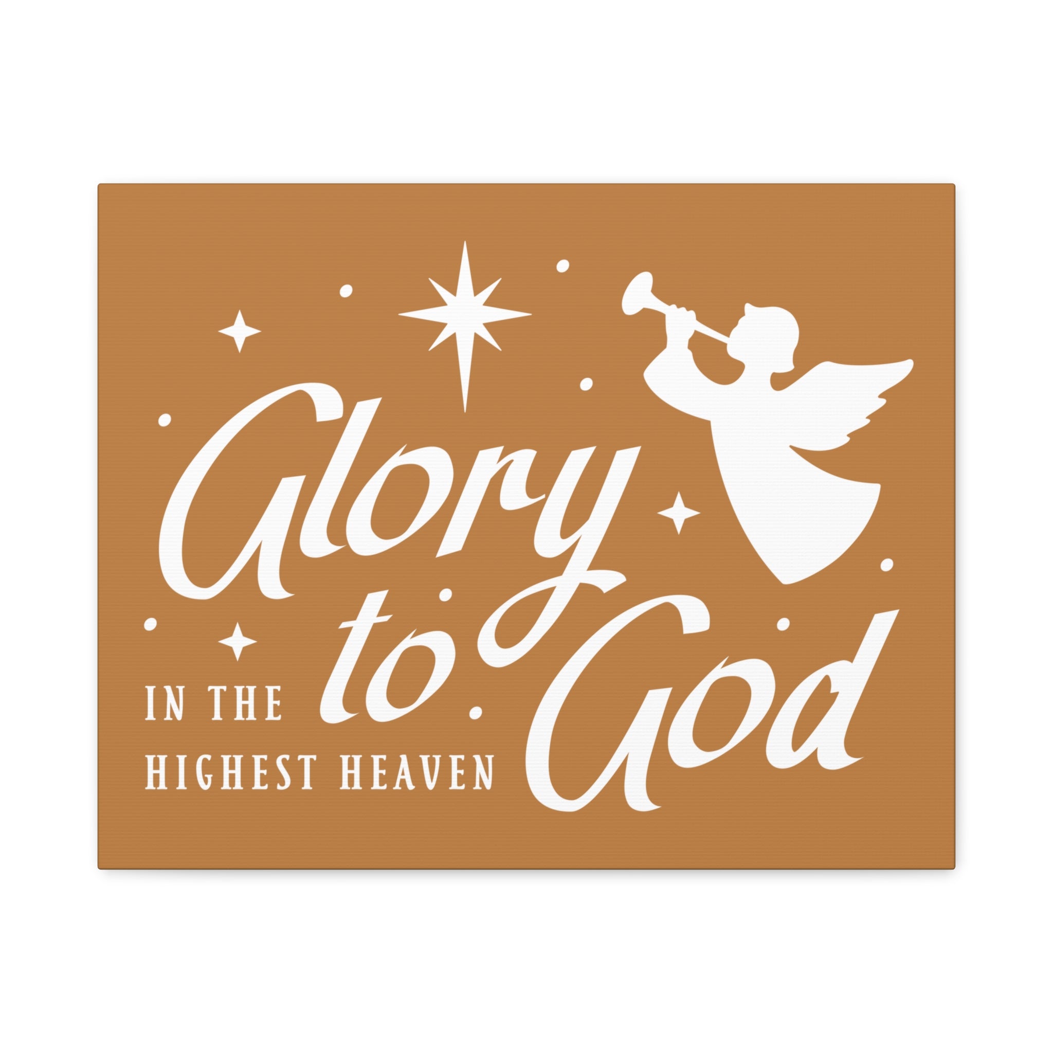 Beige Canvas Wall Art - Glory to God
