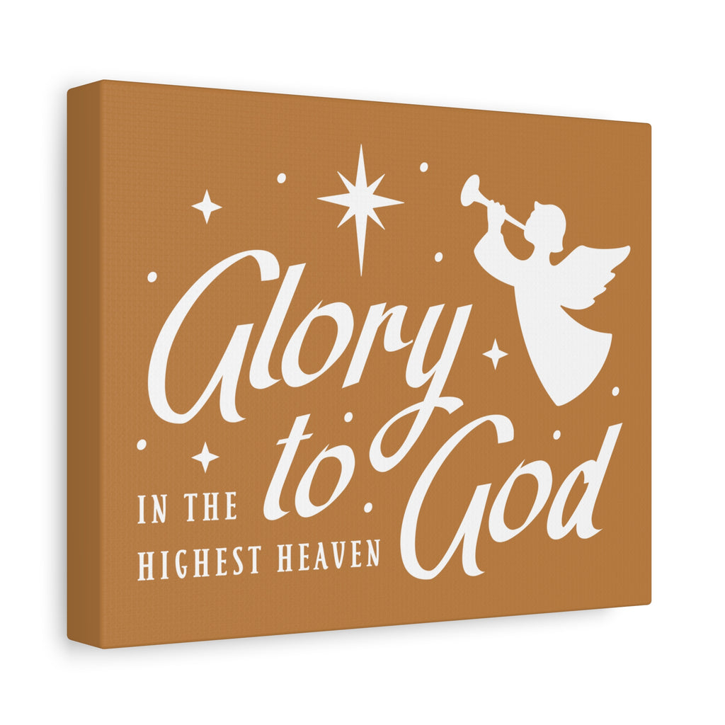 Beige Canvas Wall Art - Glory to God