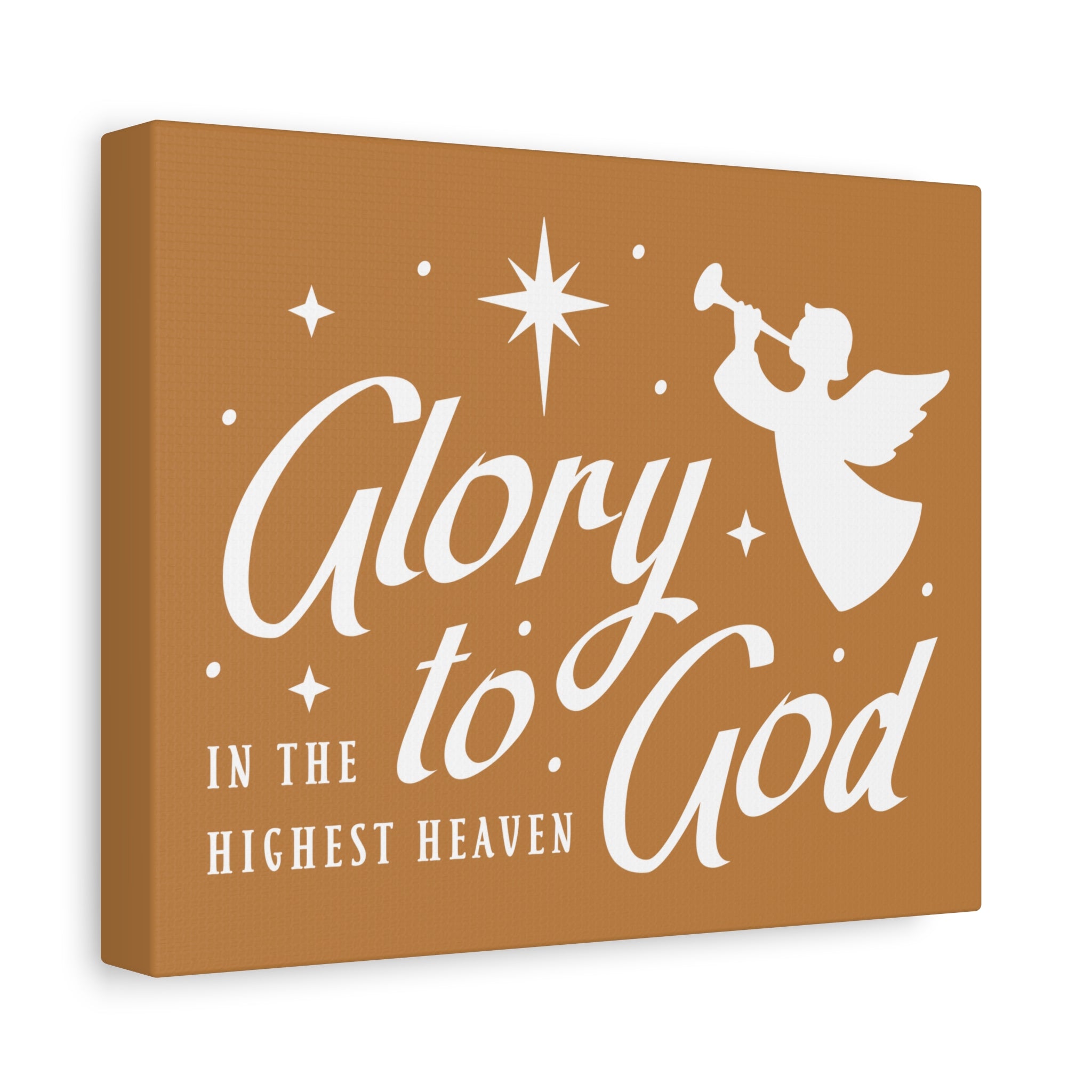 Beige Canvas Wall Art - Glory to God