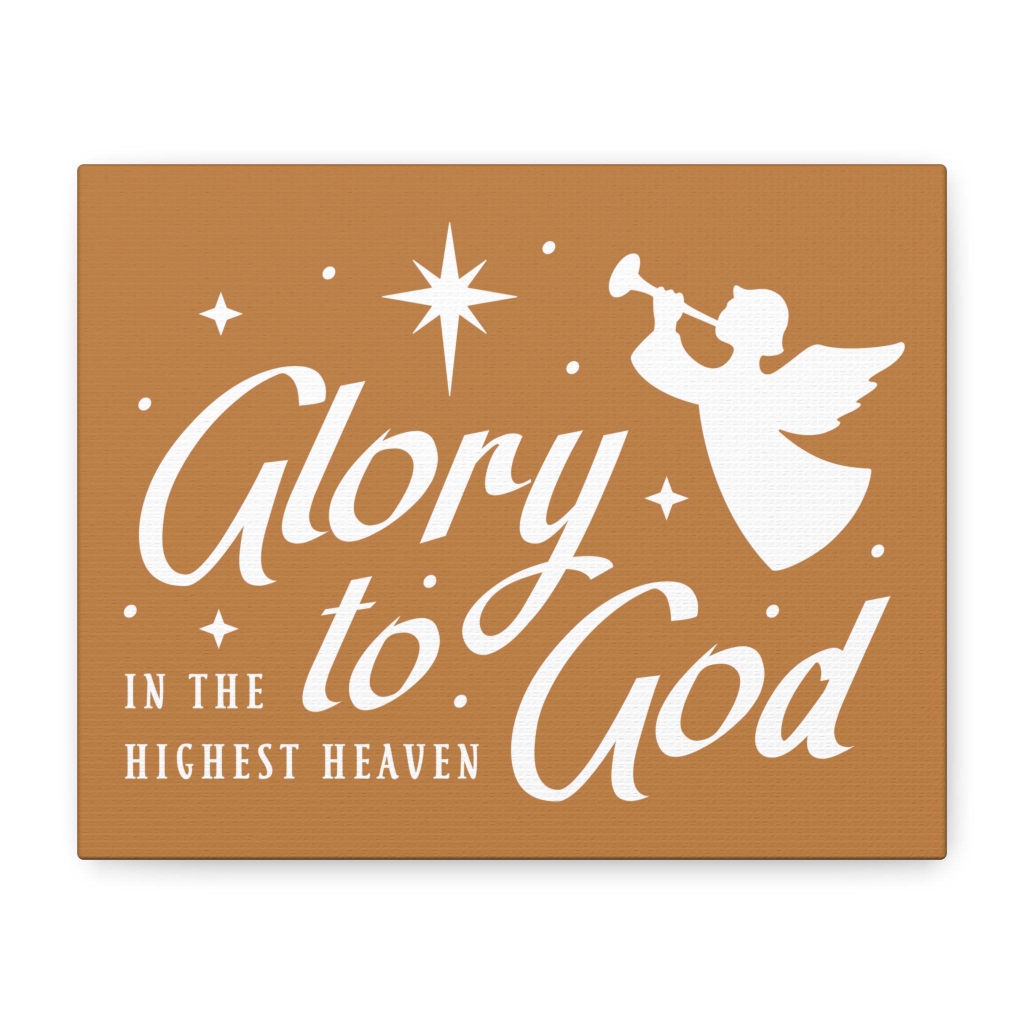 Beige Canvas Wall Art - Glory to God