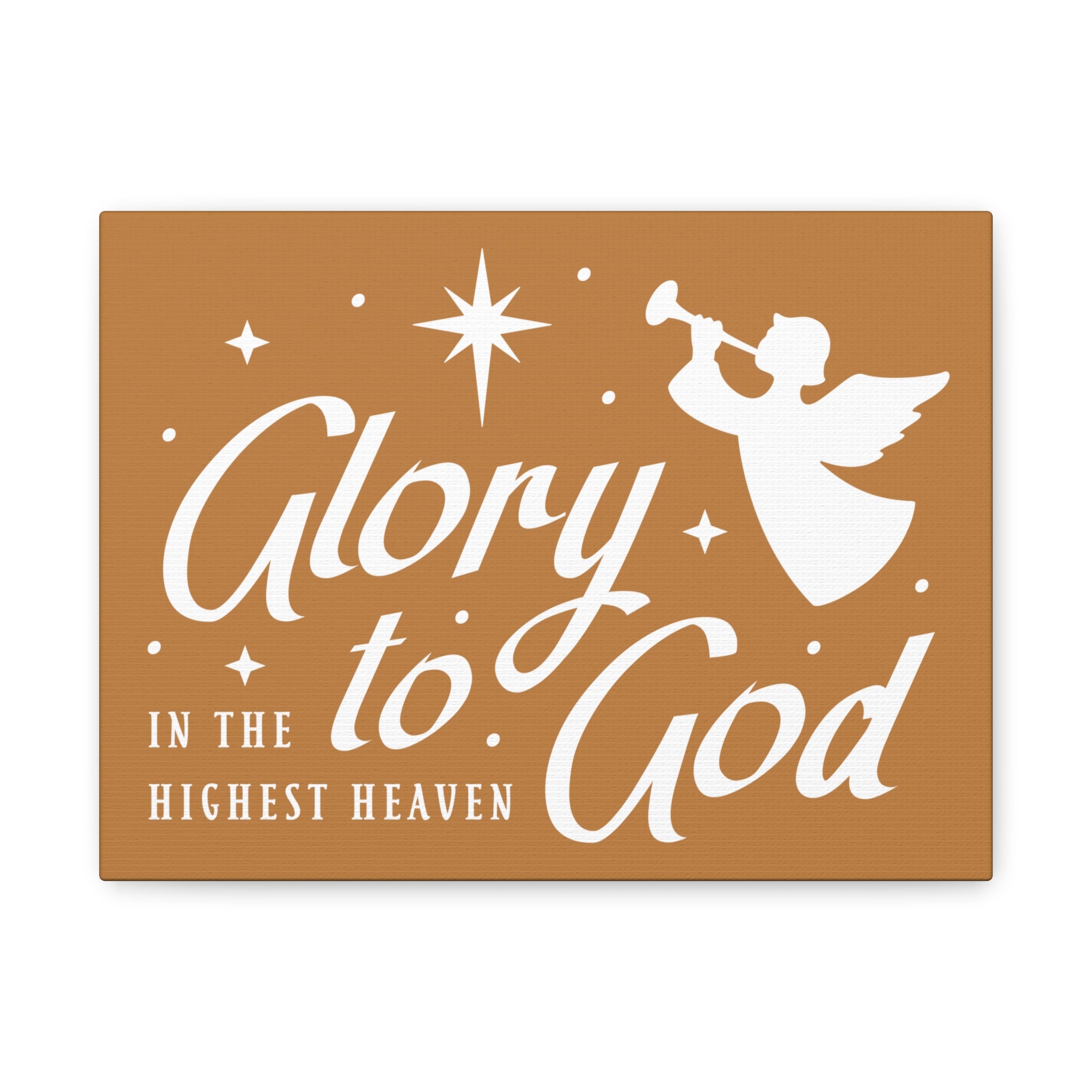 Beige Canvas Wall Art - Glory to God