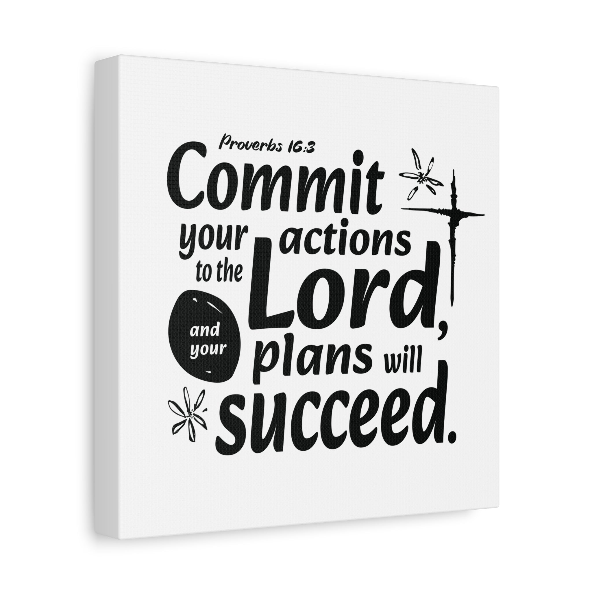 Proverbs Scripture Canvas Wall Art