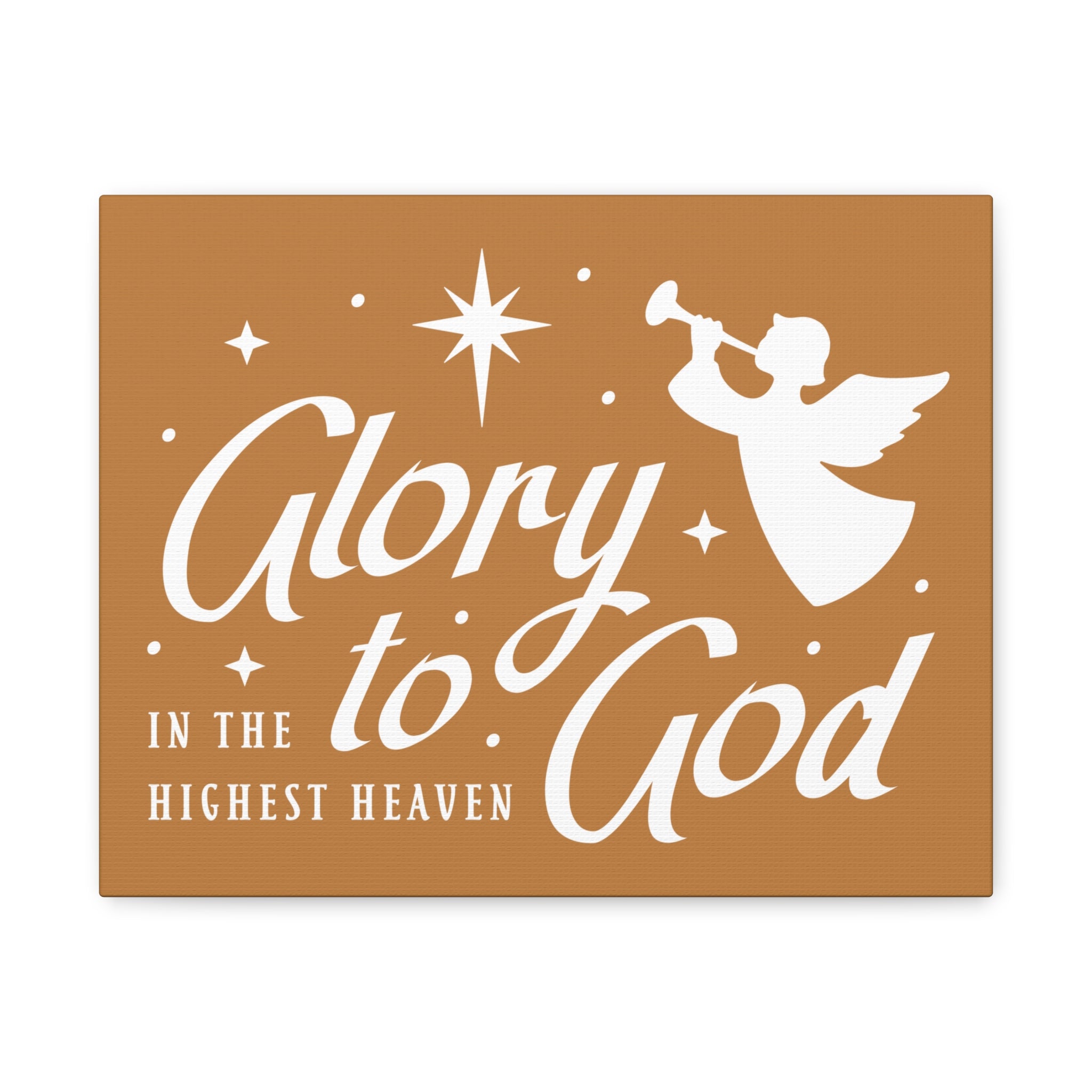 Beige Canvas Wall Art - Glory to God