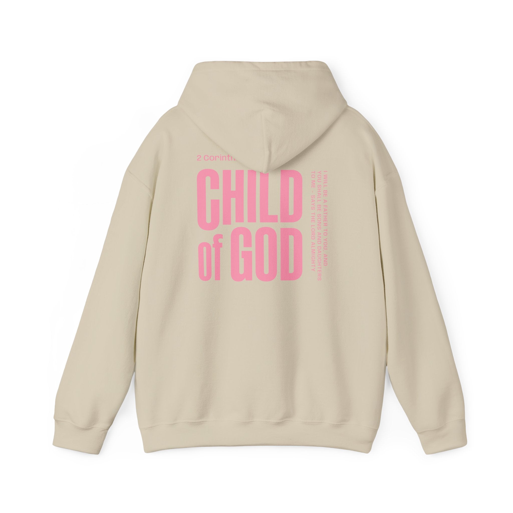 Child of God Front and Back Printed Hoodie