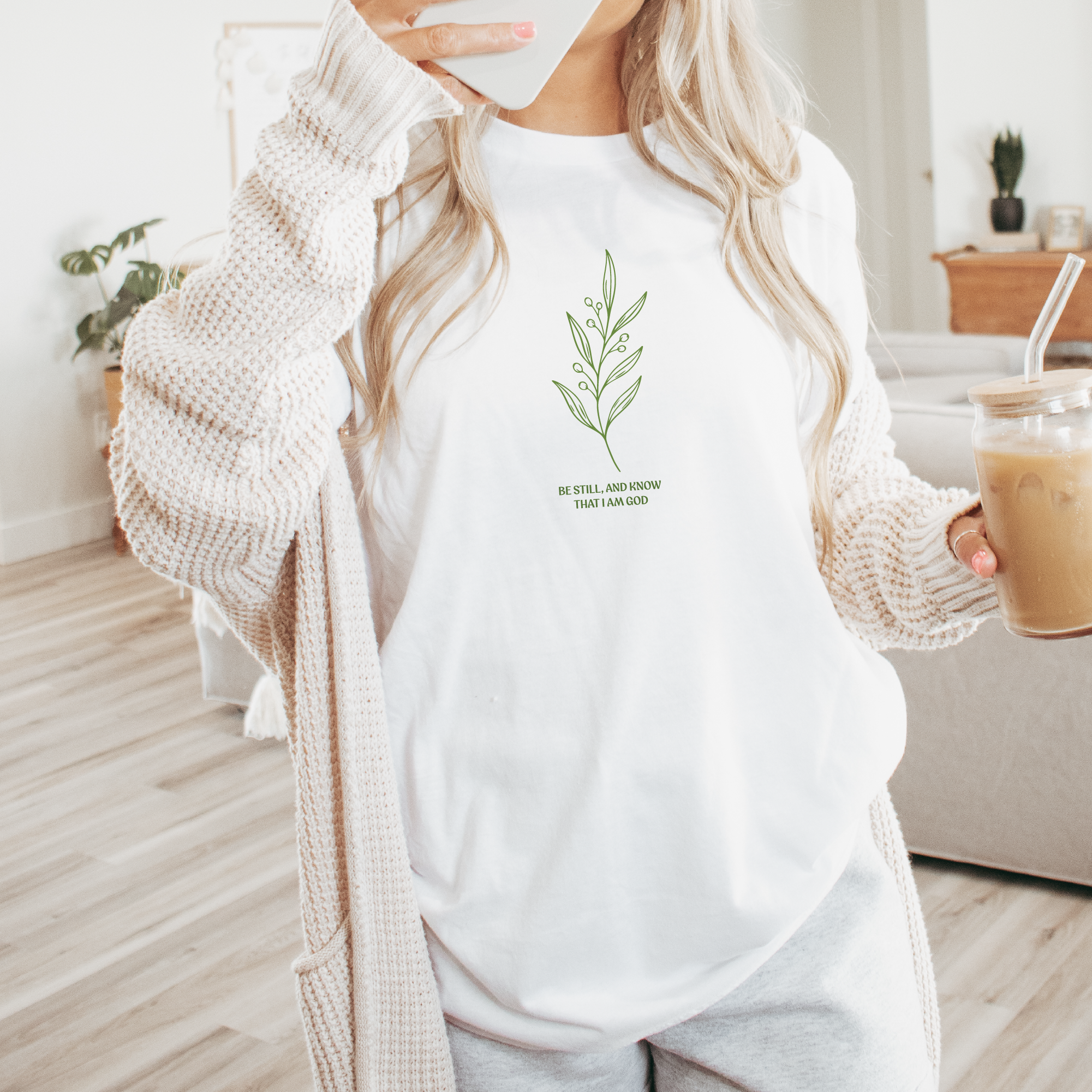 Be Still and Know That I Am God — Psalm 46:10 T-Shirt