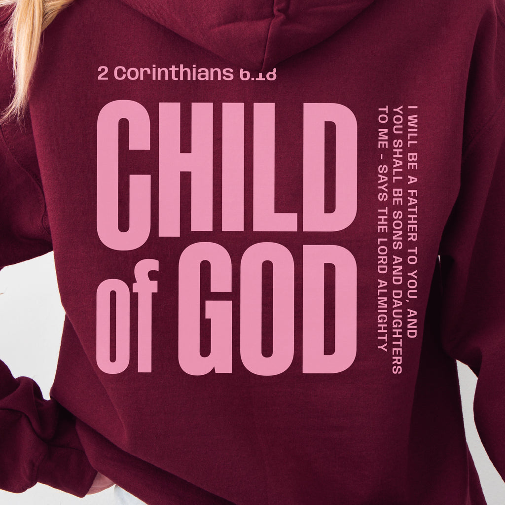 Child of God Front and Back Printed Hoodie