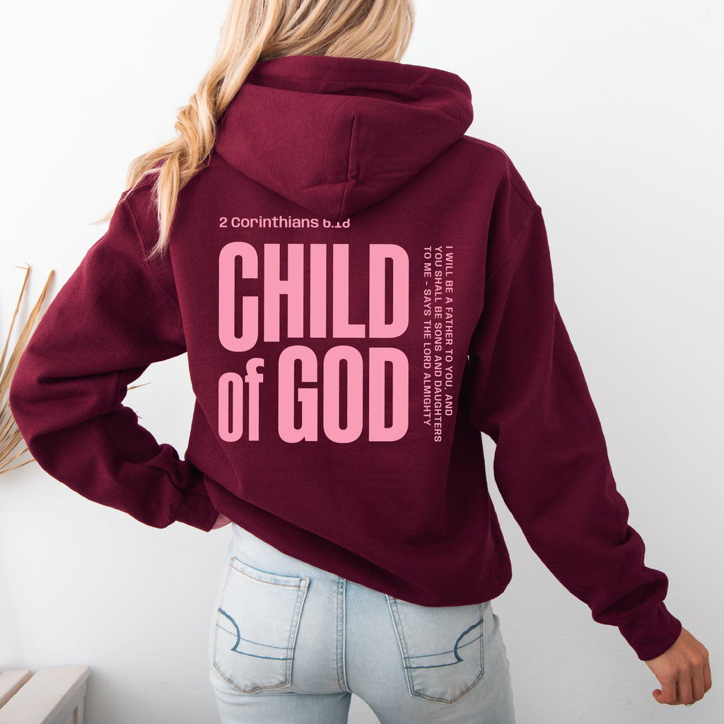 Child of God Front and Back Printed Hoodie