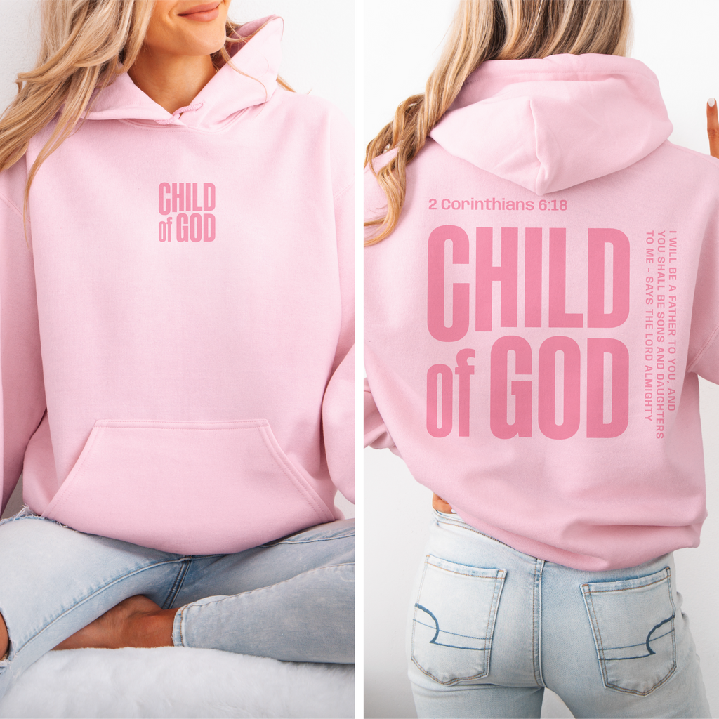 Child of God Front and Back Printed Hoodie