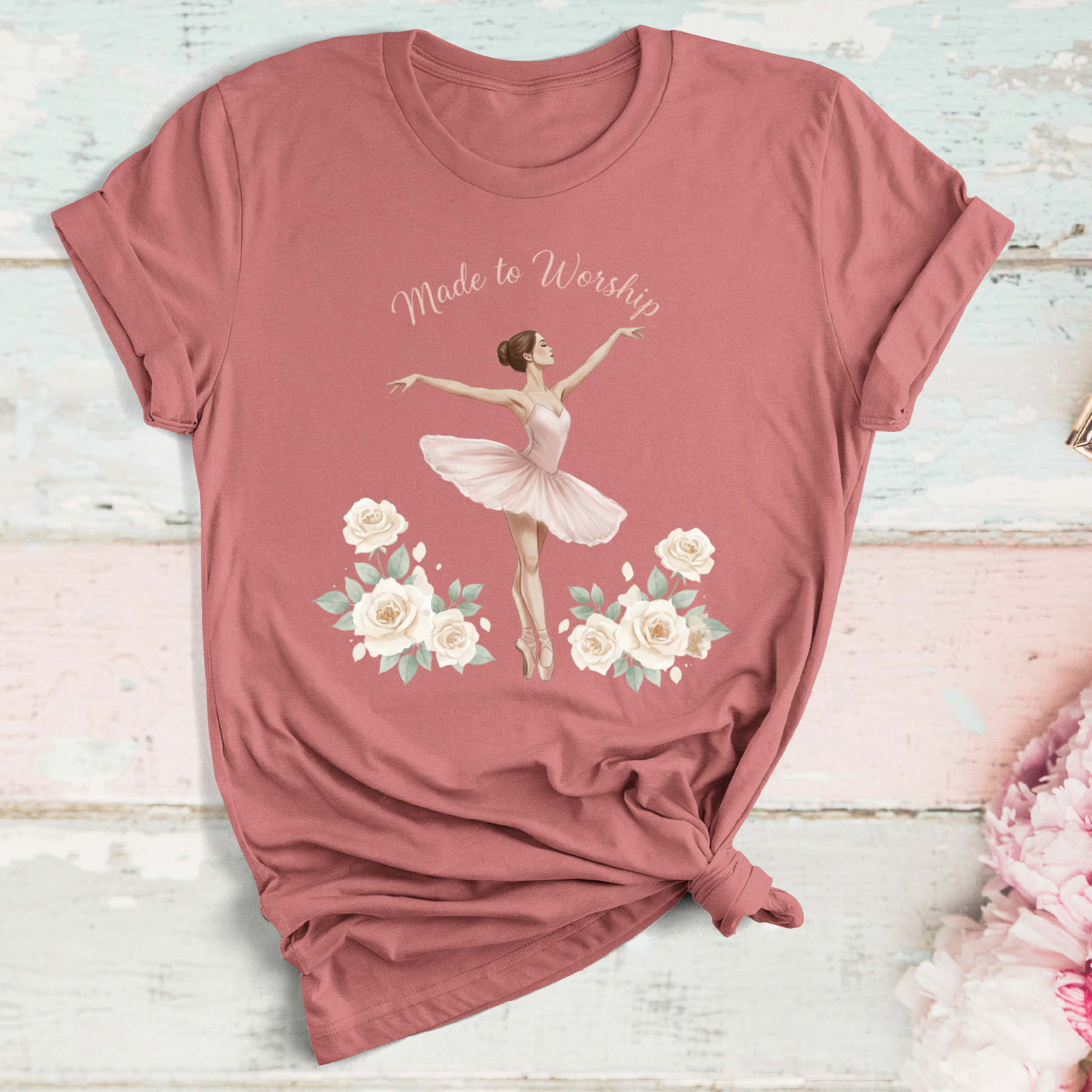 Made to Worship - Christian Women's Tee