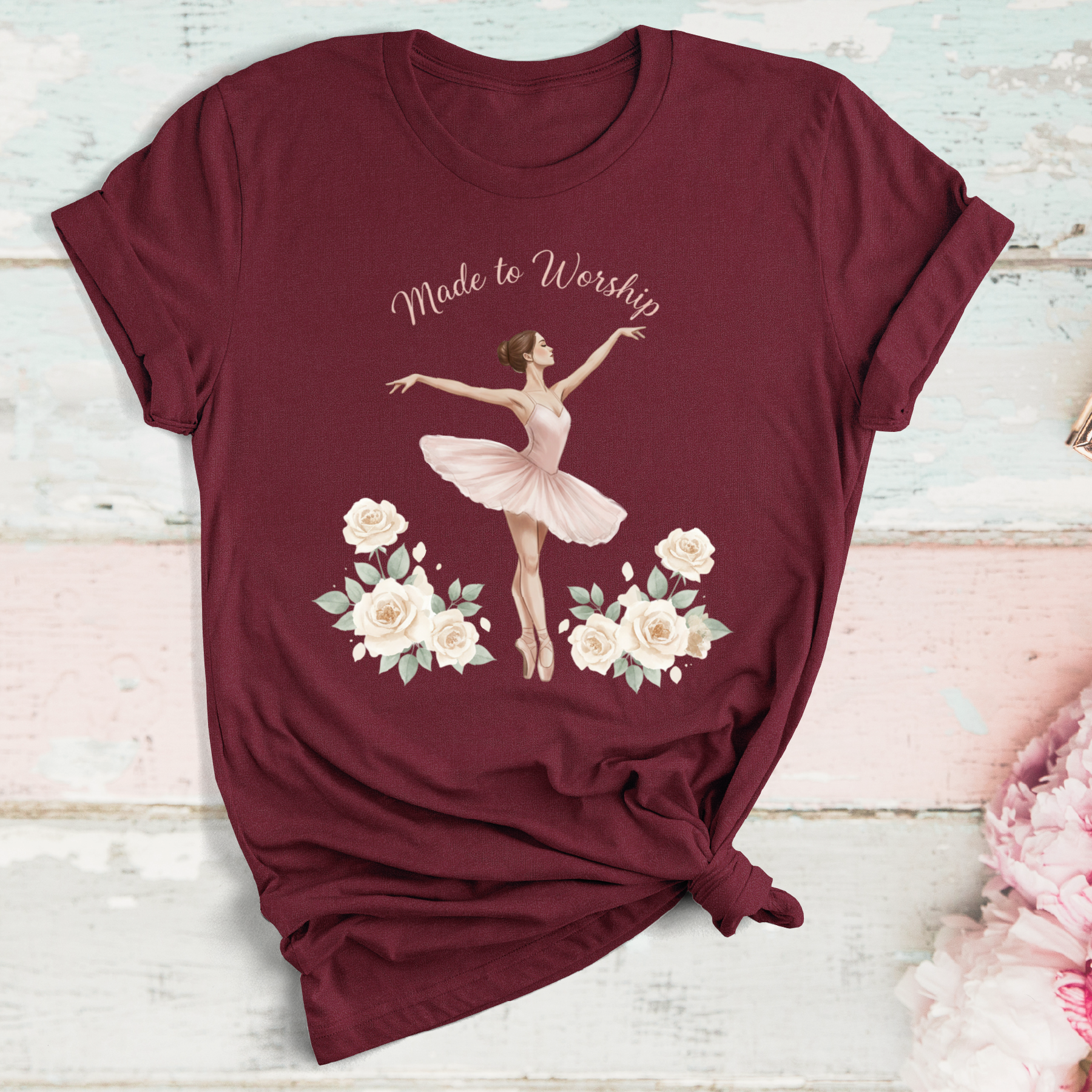 Made to Worship - Christian Women's Tee