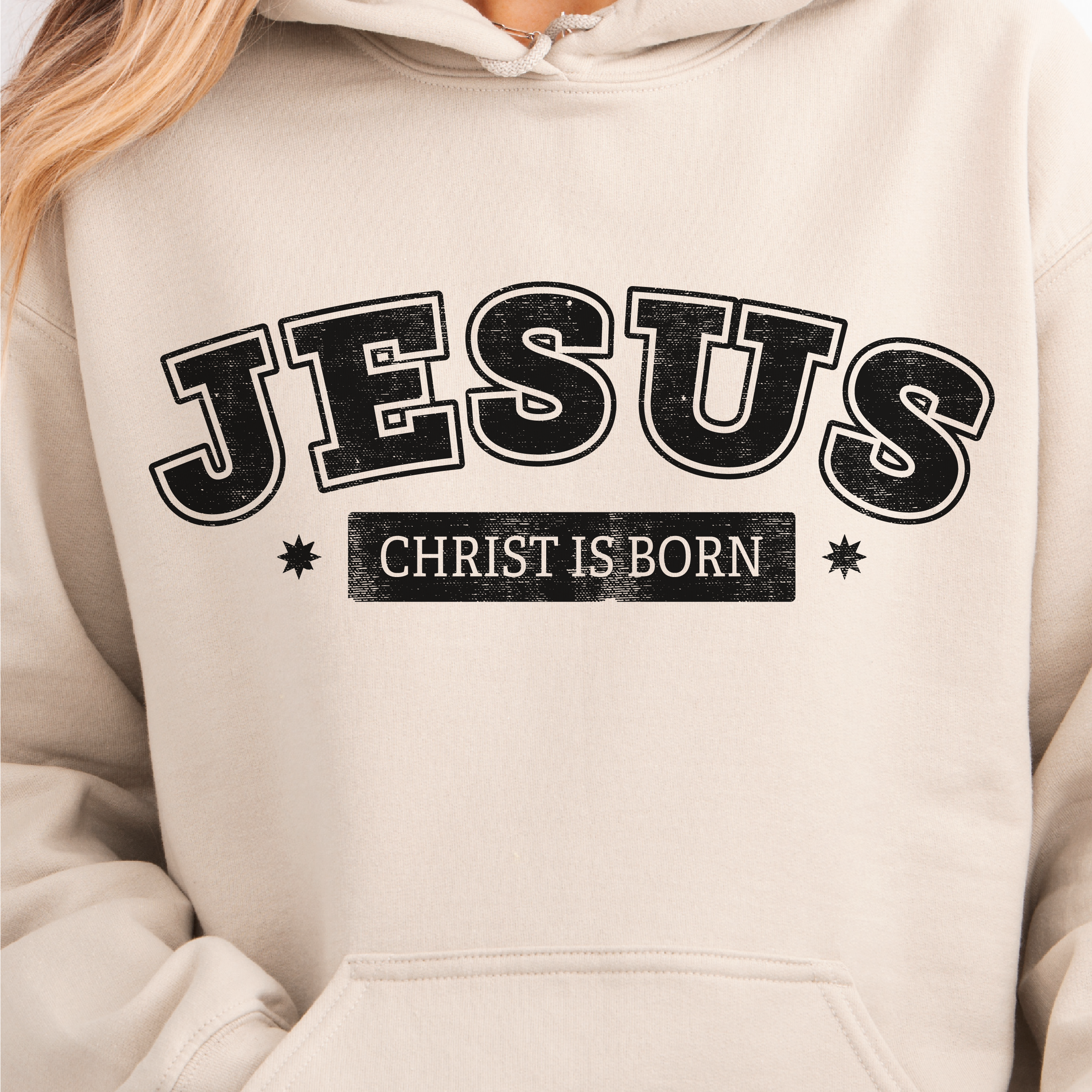 Jesus Christ is Born - Christmas Hoodie