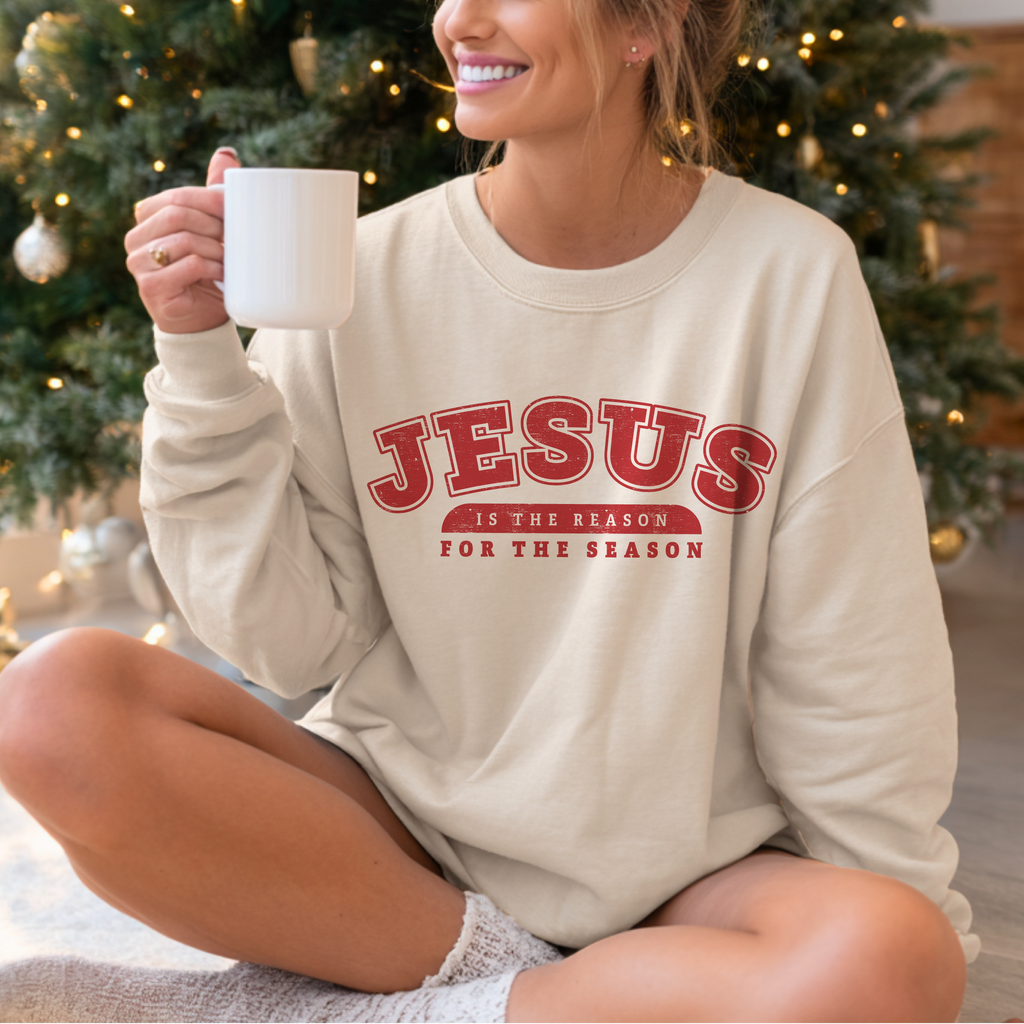 Jesus is Reason - Unisex Christmas Gildan Sweater